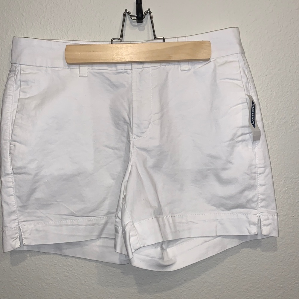 New white shorts- old navy